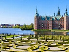 Park and Palace Frederiksborg Slot, palace in Hillerod, Denmark Stock ...