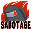 among us sabotage button | Pixel Art Maker