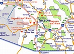 Printable Map Of Tucson Az