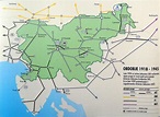 Slovenia train rail maps
