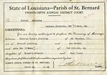 Louisiana Certified Copy Of Marriage Certificate | Paul Smith