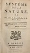 D'Holbach, Diderot - Système de la Nature - 1777 - Catawiki