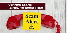 Common Scams & How to Avoid Them - CHAMPSS