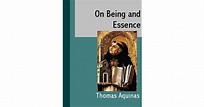 On Being and Essence by Thomas Aquinas