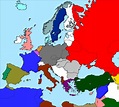 Карта европы 1940