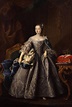 1751 Princess Anna von Hannover by Johann Valentin Tischbein (Fries ...