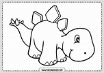 Dibujos para colorear de Dinosaurios - Rincon Dibujos