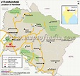 Location Map of Haridwar | Uttarakhand, Haridwar, Road trip map