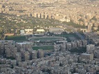 File:Al-Fayhaa Stadium in Damascus, Syria as seen from Mount Qasioun ...