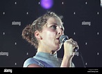 Ruth-Ann Boyle, of band Olive, in concert on stage at 'V97' music ...