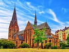 Iglesia De San Peter O Petri Kyrka En La Ciudad De Malmo Suecia Foto de ...