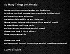 So Many Things Left Unsaid - So Many Things Left Unsaid Poem by Love's ...