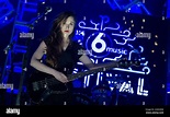 Adele Emmas of Bird performing live on stage during the BBC 6Music ...