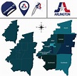 Map of Arlington Texas Area | What Is Arlington Known For? - Best ...