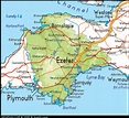 Map of Devon, England, UK Map, UK Atlas