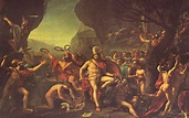 24x36 Poster Leonidas At Thermopylae By Jacques-Louis David