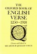 The Oxford Book of English Verse, 1250-1918