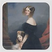 Portrait of Anne-Louise Alix de Montmorency Square Sticker Size: Small ...
