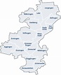Ulm - Stadt | Stadtteile - PLZ - Einwohnerzahl - Karte