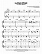 Summertime sheet music by George Gershwin (Easy Piano – 157559)