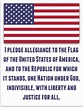 The Pledge of Allegiance to the American Flag (Printable PDF) Full Text