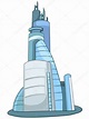 Rascacielos de dibujos animados — Archivo Imágenes Vectoriales ...