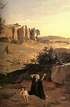 Jean Baptiste Camille Corot - "Agar en el desierto" Corot trata aqui un ...