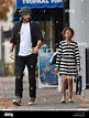 Gabriel Aubry and his daughter Nahla Aubry go out to lunch together ...