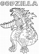 Dibujos de Godzilla para colorear, descargar e imprimir | Colorear imágenes