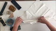 Itajime shibori folding techniques - YouTube