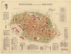 Piacenza map - Old map of Piacenza (Italy) print - Vecchia mappa di ...