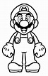 Dibujos Mario Bros para colorear. 100 imágenes se imprimen gratis