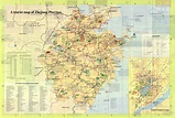 Tourist Map of Zhejiang - Maps of Zhejiang