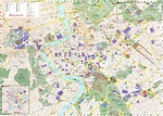 Stadtplan von Rom | Detaillierte gedruckte Karten von Rom, Italien der ...