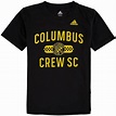 adidas Columbus Crew SC Youth Black Sprint climalite T-Shirt
