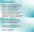 In Death There Is Life - In Death There Is Life Poem by Sedrick A. Goldbeck