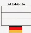 Bandeira da Alemanha para imprimir e colorir - Atividades Pedagógicas