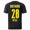 Mujer Fútbol Camiseta Axel Witsel #28 Gris Negro 2ª Equipación 2021/22 ...