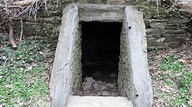 The Cave of Kelpius (Hermit's Cave) in the Wissahickon valley ...