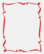 Marcos rojos PNG, 50 marcos rojos PNG con fondo transparente