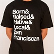 Born & Raised & Native (black) / 4fifteen clothing