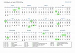 Calendario 2023 con días festivos en Italia | Imprimir y descargar ...