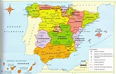 Mapa de España: Mapa político de españa grande