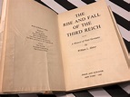The Rise and Fall of the Third Reich by William Shirer (1960) hardcover ...