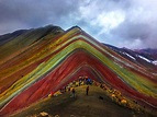 Rainbow Mountain in Andean Peru. Worth the elevation gain and rain. : r ...