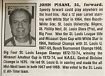 Pisani, John 1999 - St. Louis Soccer Hall of Fame