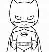 Dibujos De Batman Para Colorear Para Niños