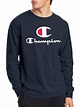 Champion Men’s Long Sleeve Classic C Logo Graphic Tee, Sizes S-2XL ...