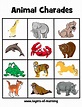 printable animal charades cards - Layers of Learning | Charades ...