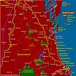 Gold Coast Map Queensland